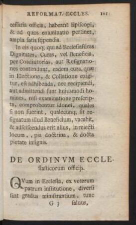 De Ordinum Ecclesiasticorum officiis.