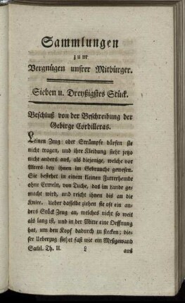 Sieben und Dreyßigstes Stück.