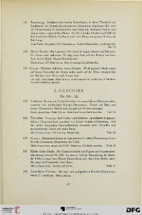 2. Geschirr (Nr. 188-192)