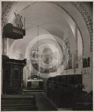 Chor der evangelischen Pfarrkirche Pampitz