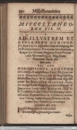 Miscellaneorum Lib. IV