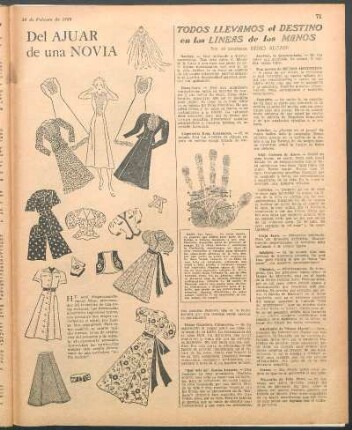 Del ajuar de una novia [Dibujos]