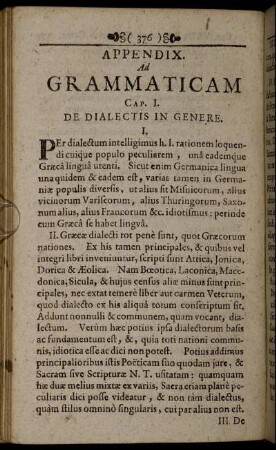 Appendix. Ad Grammaticam.