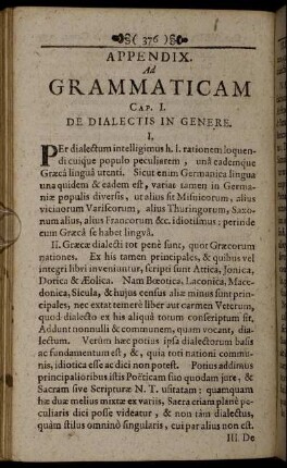Appendix. Ad Grammaticam.
