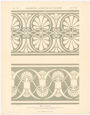 Grammatik der Ornamente: Blumenbänder, Heft 2. Blatt 4.
