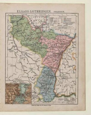 Elsass-Lothringen, politisch., Metz mit Umgebung