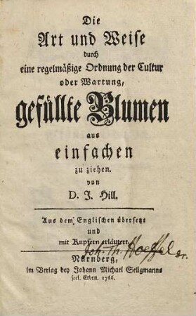 Die Art und Weise durch eine regelmäßige Ordnung der Cultur oder Wartung, gefüllte Blumen aus einfachen zu ziehen