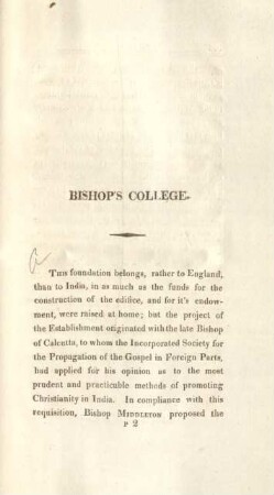 Bishop's College