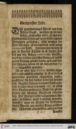 Geehrter Leser