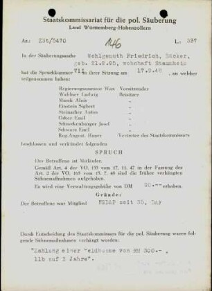 Wohlgemuth, Friedrich