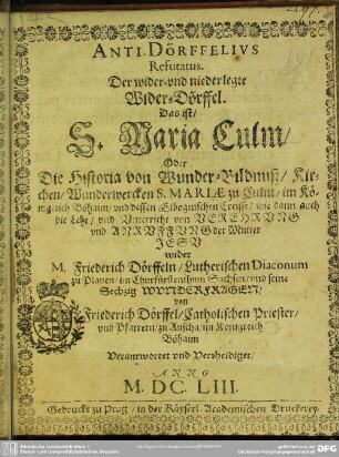 Anti-Doerffelius refutatus
