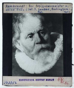 Rembrandt, Porträt von Jan Rijcksen und seiner Frau Griet Jans (London RC RCIN 405533) : Ausschnitt