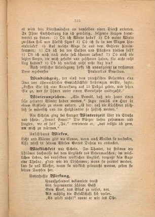 Unverhoffte Wirkung.