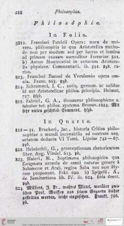 Pilosophia (Nr. 3812 - 3945)