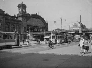 Dresden, Blick auf den Hauptbahnhof und den Nordbahnsteig