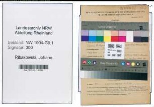 Entnazifizierung Johann Ribakowski , geb. 16.08.1905 (Bauhelfer)
