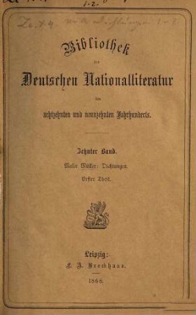 Dichtungen : in zwei Theilen, 1