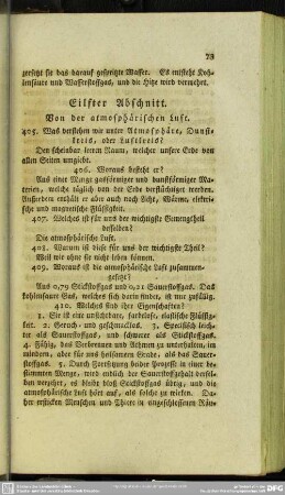 Eilfter Abschnitt. Von der atmosphärischen Luft