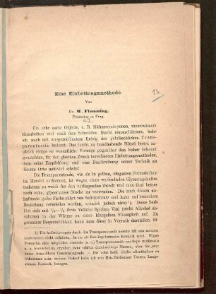 Eine Einbettungsmethode