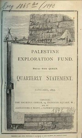 Quarterly statement. 1893 = Year 25
