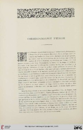 3. Pér. 27.1902: Correspondance d'Italie
