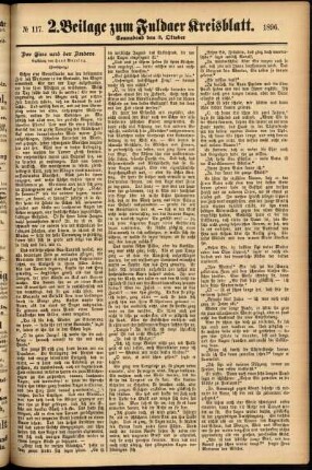 Dritte Ausgabe vom Samstag, den 03. Oktober 1896.