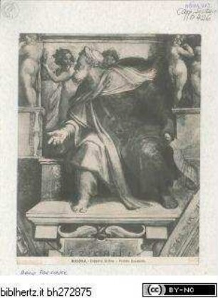 Sixtinische Decke, Propheten und Sibyllen, Ezechiel
