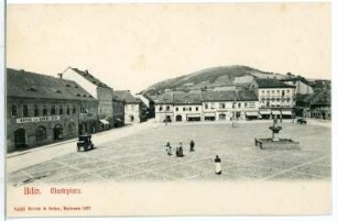 Bilin. Marktplatz
