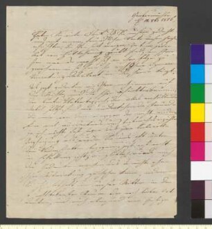 Brief von Willemer, Marianne von; Städel, Anna Rosina Magdalene an Goethe, Johann Wolfgang von