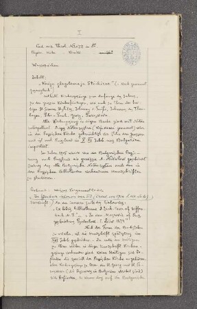 [Verzeichnis der slavischen Handschriften.]