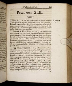 Psalmus XLIII. - Psalmus XLIV.