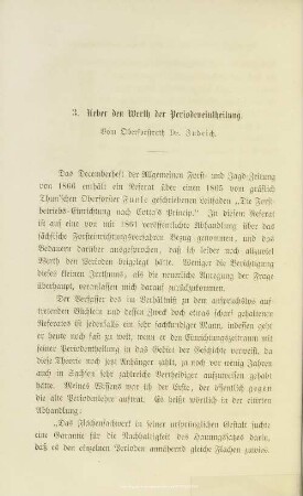 I.3. Ueber den Werth der Periodeneintheilung