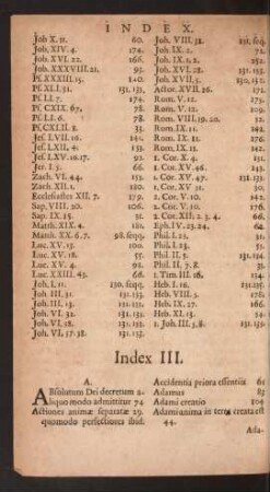 Index III.