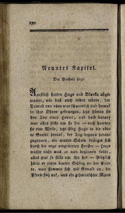Neuntes Kapitel. Die Bosheit siegt.