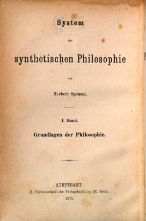Grundlagen der Philosophie