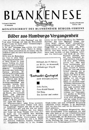 Bilder aus Hamburgs Vergangenheit