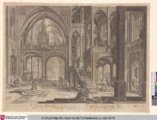 [Basilica Lateranensis; Interior of the Lateran in Rome; Interieur van de Sint-Jan van Lateranen te Rome]
