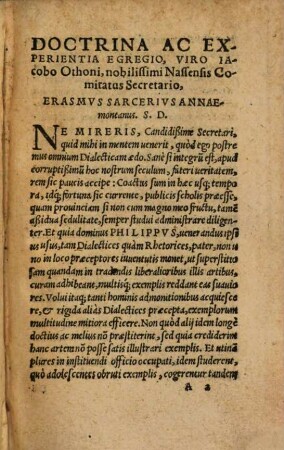 Dialectica multis ac variis exemplis ... illustrata