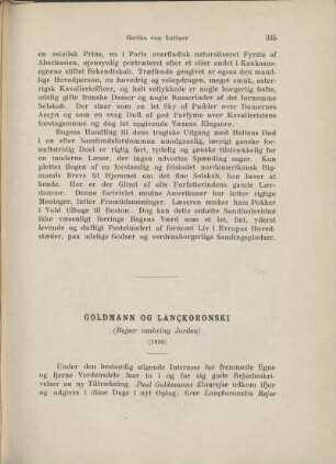 Goldmann og Lanckoronski (Rejser omkring Jorden) - (1900)