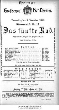 Das fünfte Rad