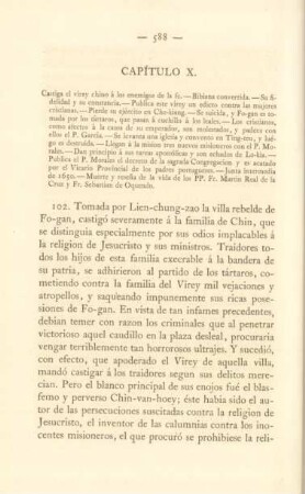 Capítulo X. Castiga el virey chino á los enemigos de la fe ...