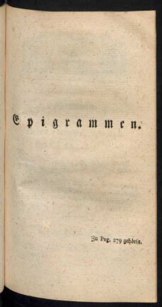 Epigrammen