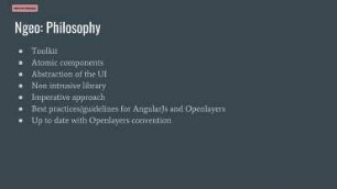 Ngeo: New age mapping components library