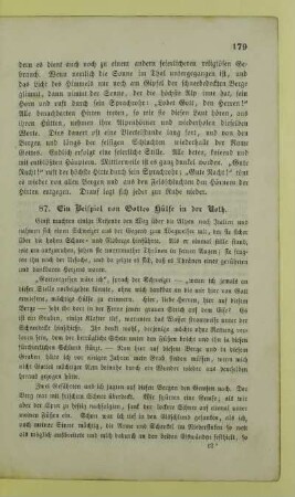 87. Ein Beispiel von Gottes Hülfe in der Noth