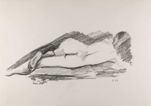 Ohne Titel (Liegender Akt, Studie 2)