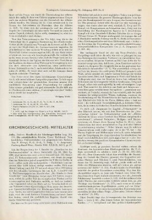 589-595 [Rezension] Die mittelalterliche Kirche
