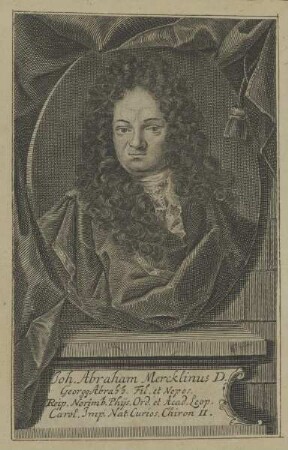 Bildnis des Johann Abraham Mercklinus