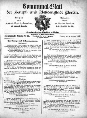 1881,44: No. 44, 30. Oktober 1881