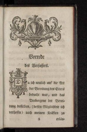 Vorrede des Verfassers.