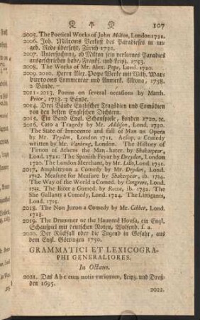 Grammatici et Lexicographi Generaliores